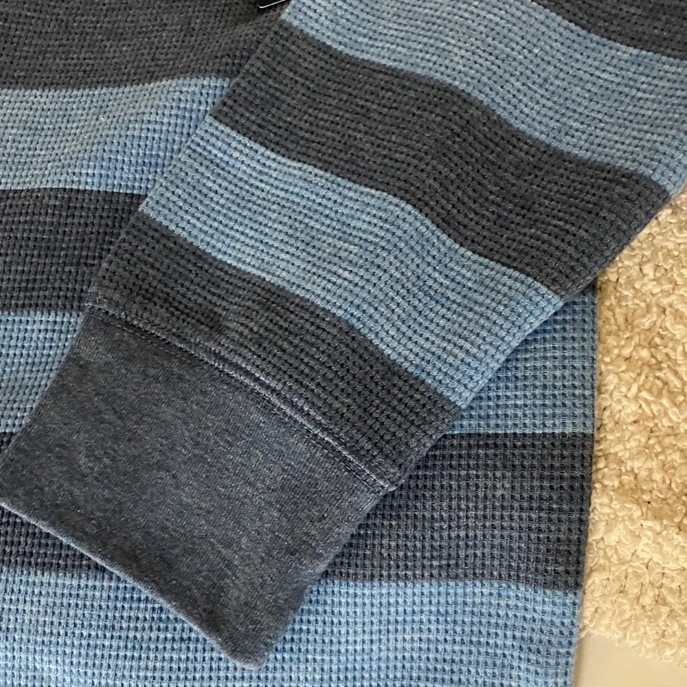 Polo by Ralph Lauren Blue Striped Textured Sleepwear Men’s Size XL NWT - Picture 5 of 7